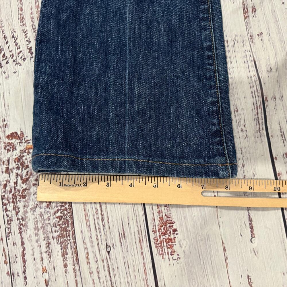 Citizens of Humanity Ingrid Low Waist Flare Jeans Dark Wash Stretch Size 26 - Picture 11 of 11